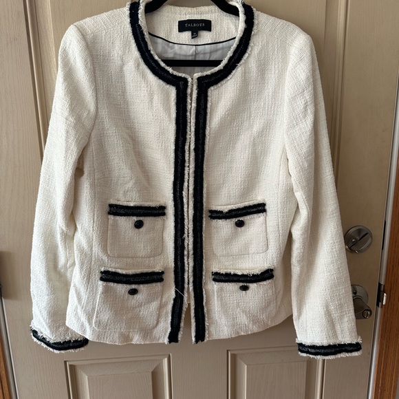 Talbots Tweed Jacket Size 10 - Picture 2 of 8